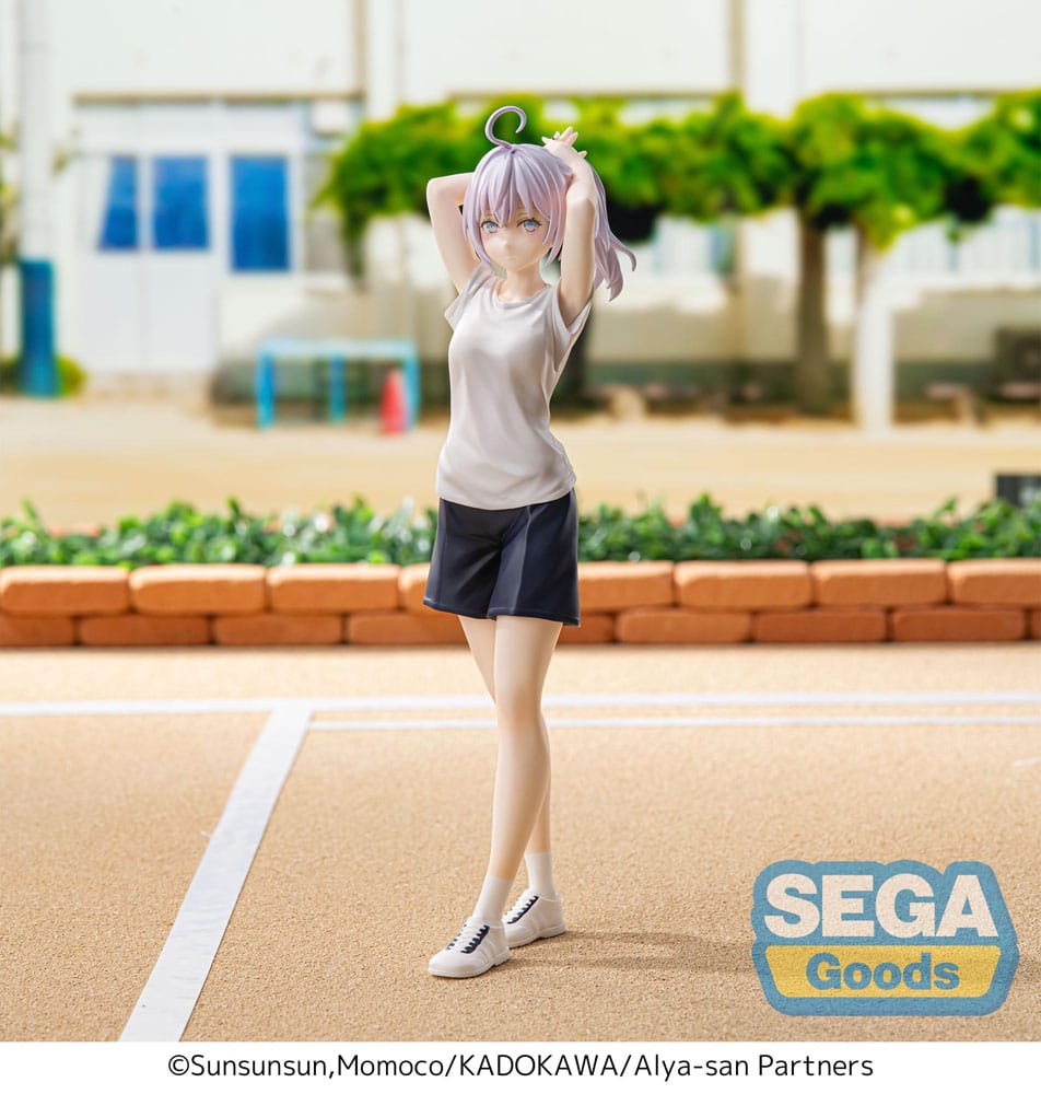 Alya Sometimes Hides Her Feelings in Russian Alya Gym Clothes Sega Prize Figure 19cm
