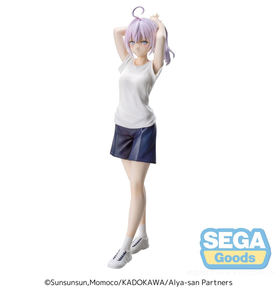 Alya Sometimes Hides Her Feelings in Russian Alya Gym Clothes Sega Prize Figure 19cm