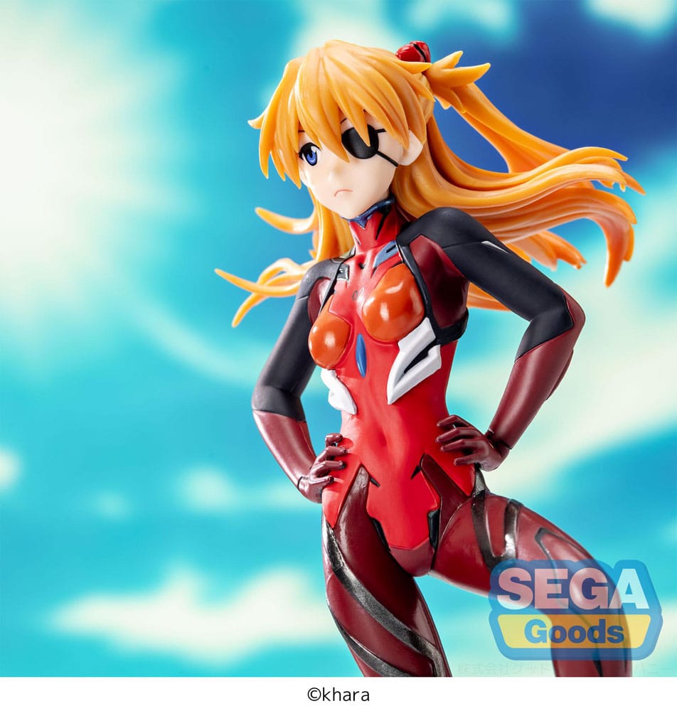 Neon Genesis Evangelion Asuka Shikinami Langley Sega Prize Figure 23cm
