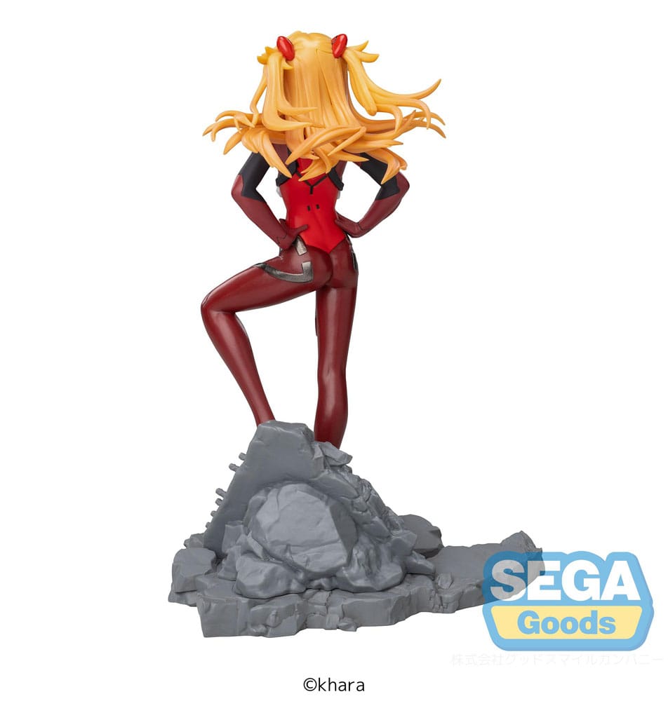 Neon Genesis Evangelion Asuka Shikinami Langley Sega Prize Figure 23cm