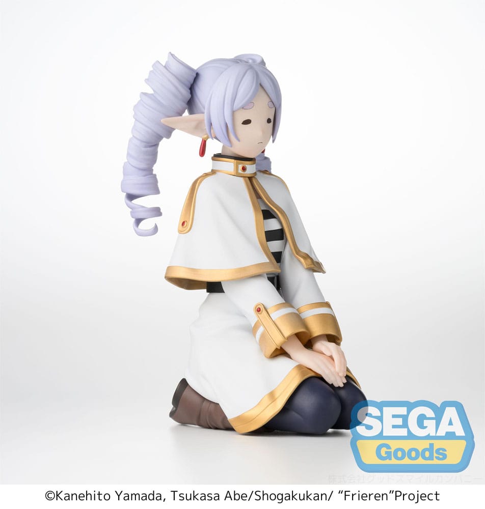 Frieren: Beyond Journey's End Frieren Ringlets Clear Ver. Perching Sega Prize Figure 10cm