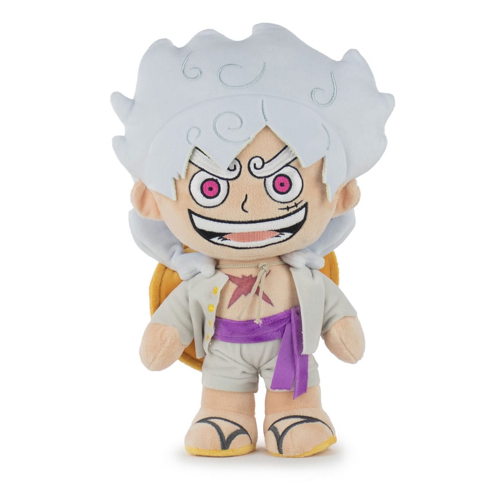 One Piece Monkey D. Luffy Gear 5 Limited 3D Edition Barrado Plush 34cm