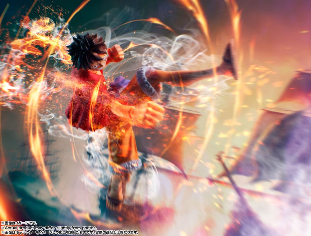 One Piece Monkey D. Luffy Raid on Onigashima S.H. Figure Arts Figure 14cm