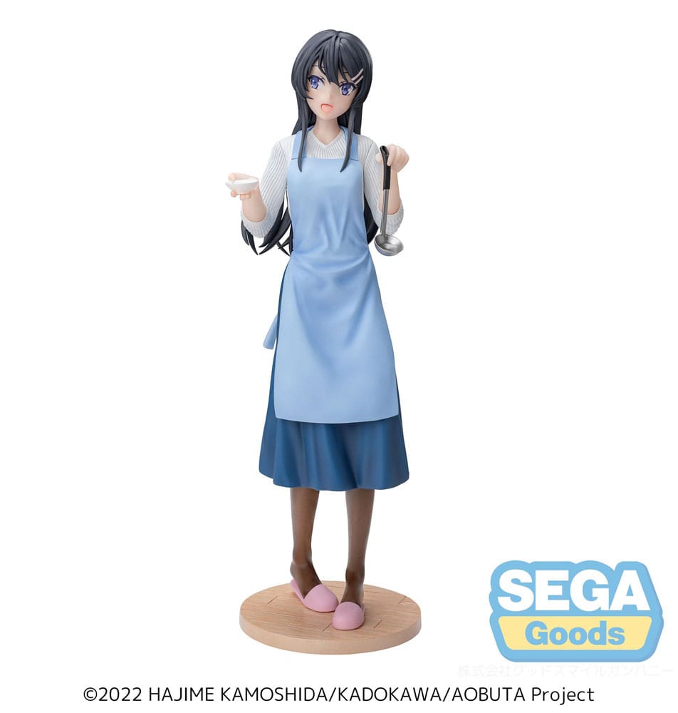 Rascal Does Not Dream of Bunny Girl Senpai Mai Sakurajima Apron Figure 14cm