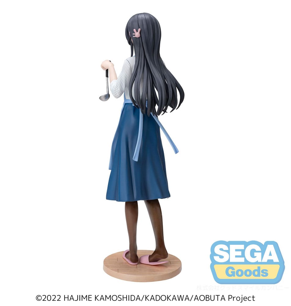 Rascal Does Not Dream of Bunny Girl Senpai Mai Sakurajima Apron Figure 14cm