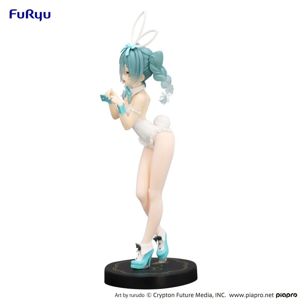 Vocaloid Hatsune Miku Bicute Bunnies Rurodo White Ver. Prize Figure 27cm