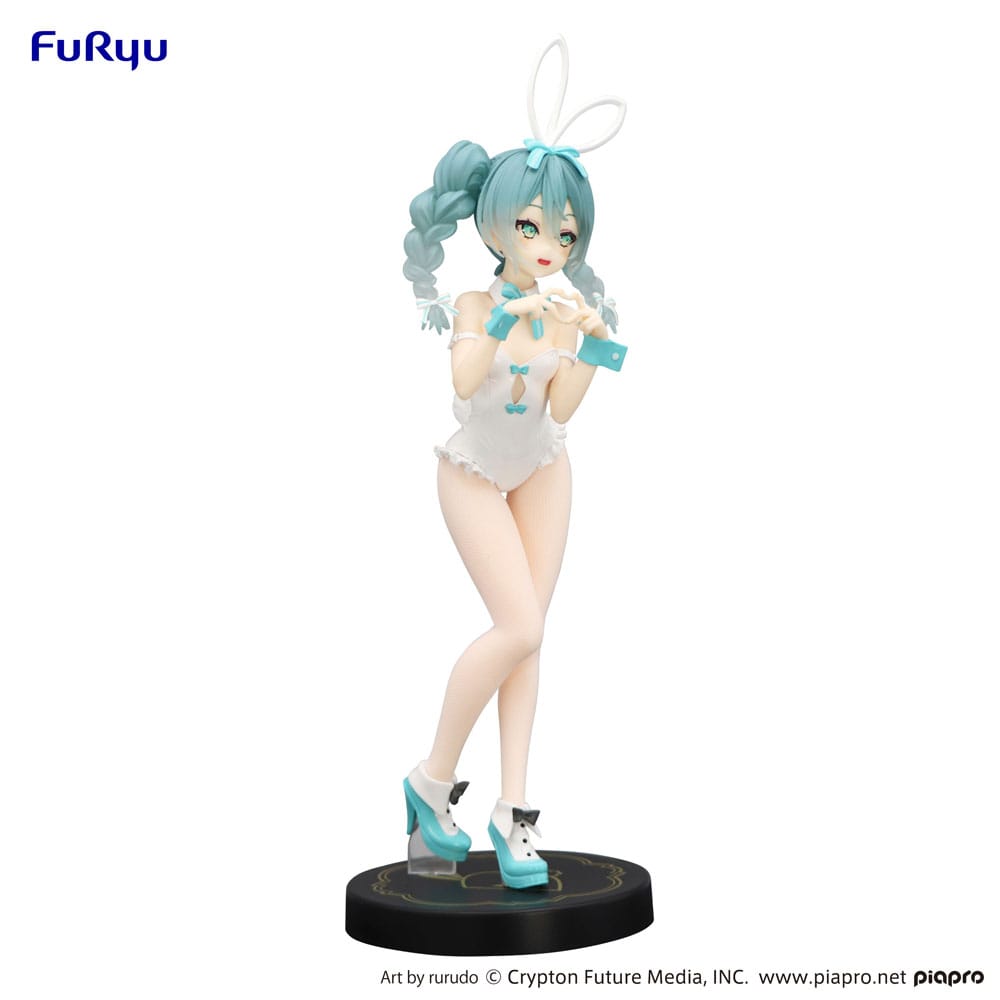 Vocaloid Hatsune Miku Bicute Bunnies Rurodo White Ver. Prize Figure 27cm