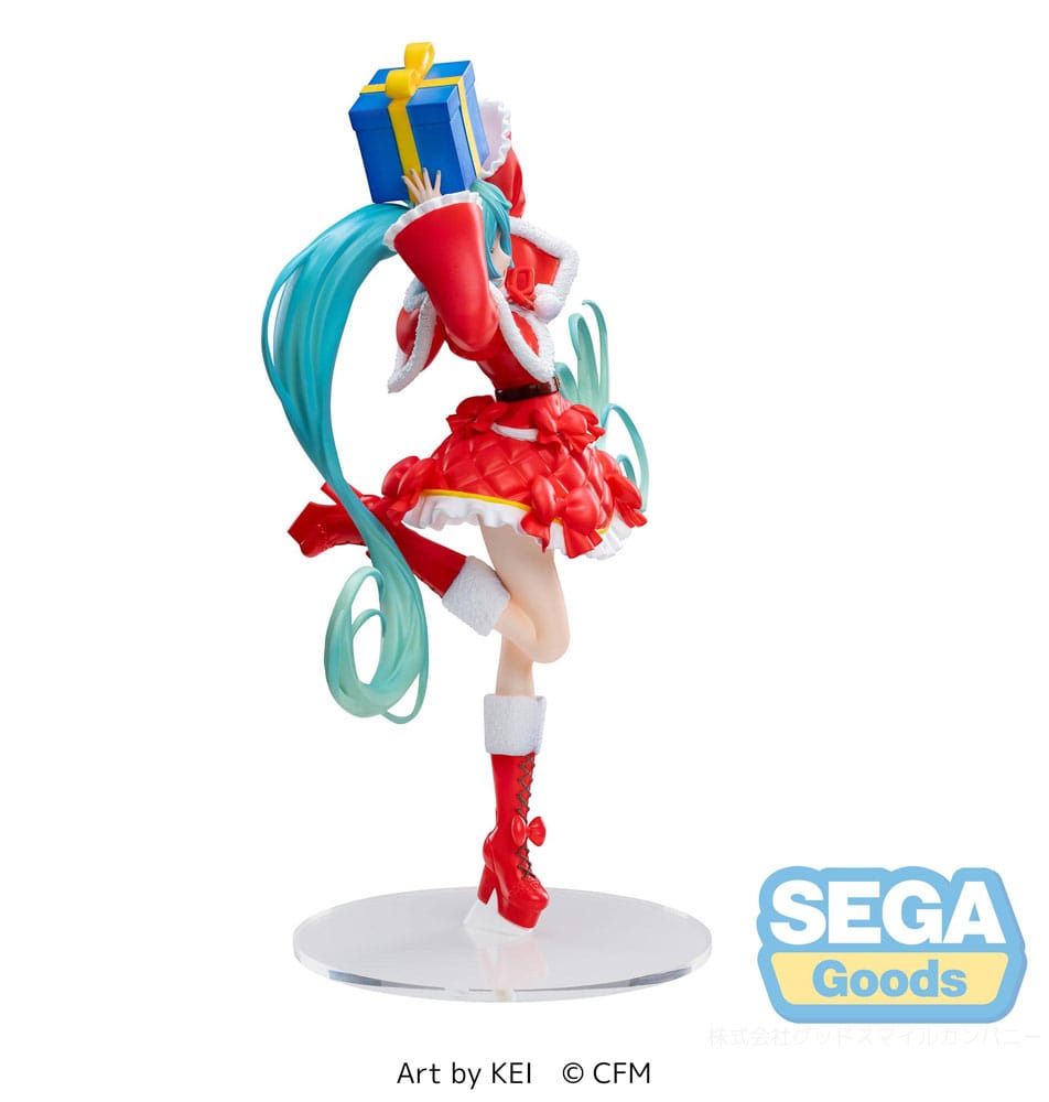 Vocaloid Hatsune Miku Christmas 2024 Ver. Sega Prize Figure 19cm
