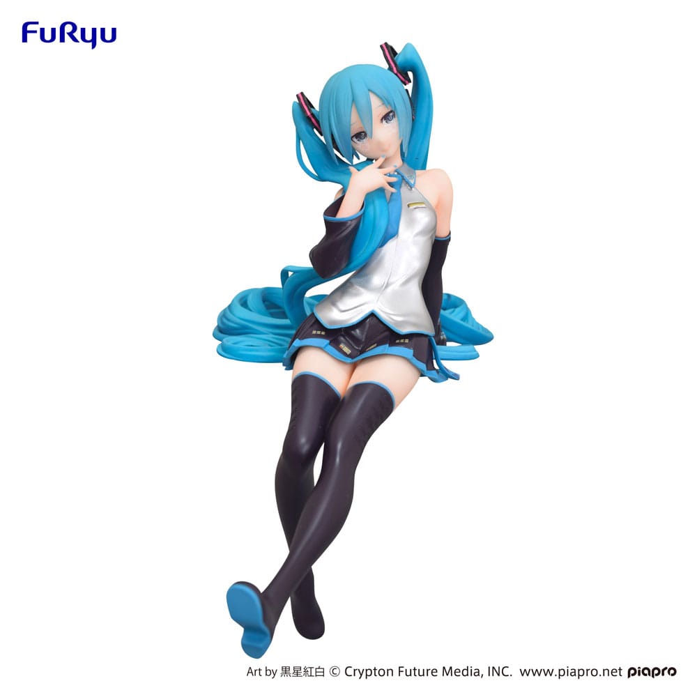Vocaloid Hatsune Miku Kuroboshi Kouhaku Ver. Furyu Noodle Stopper Figure 14cm