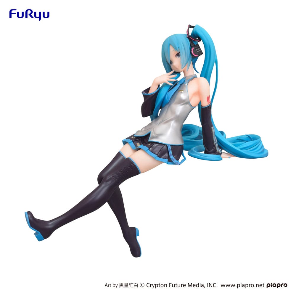 Vocaloid Hatsune Miku Kuroboshi Kouhaku Ver. Furyu Noodle Stopper Figure 14cm