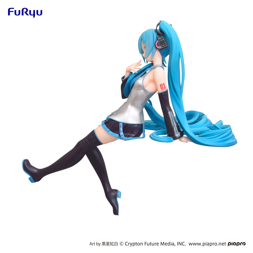 Vocaloid Hatsune Miku Kuroboshi Kouhaku Ver. Furyu Noodle Stopper Figure 14cm