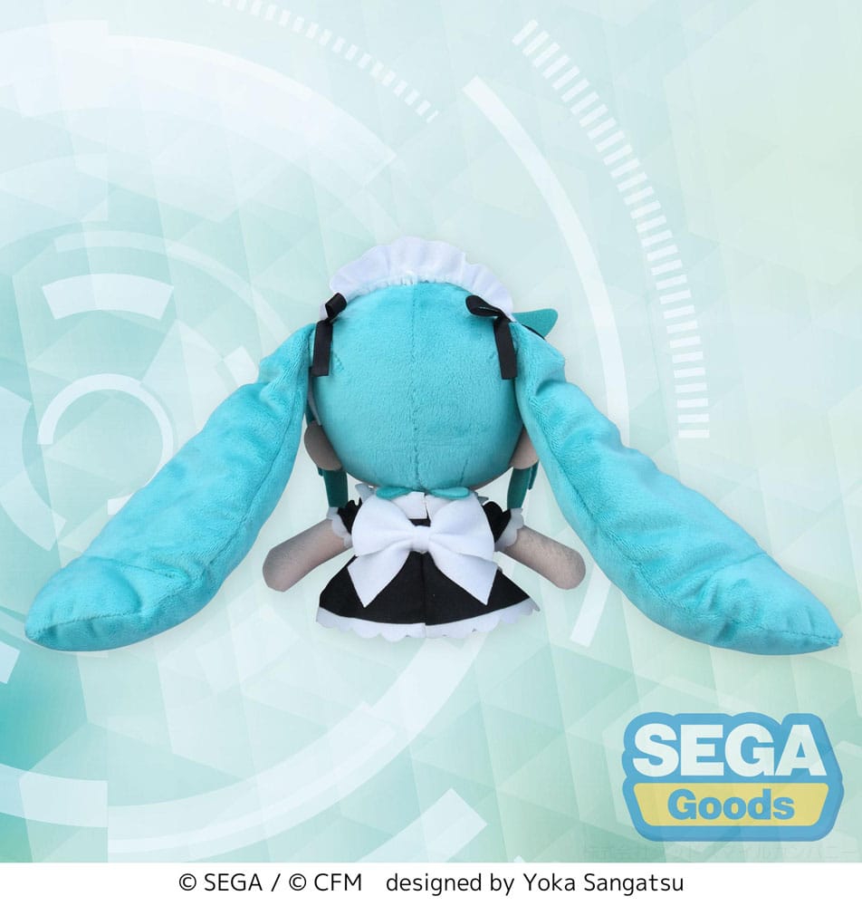Vocaloid Hatsune Miku Maid Ver. Sega Plush 16cm
