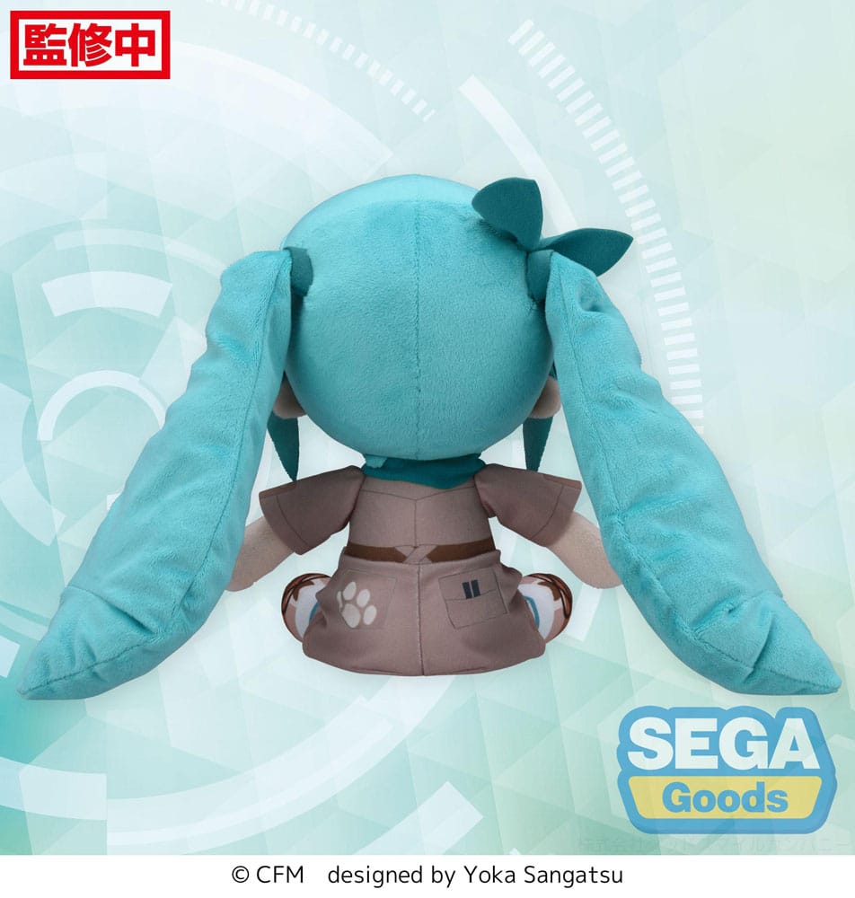 Vocaloid Hatsune Miku Going Out Series Zoo Plush 22cm