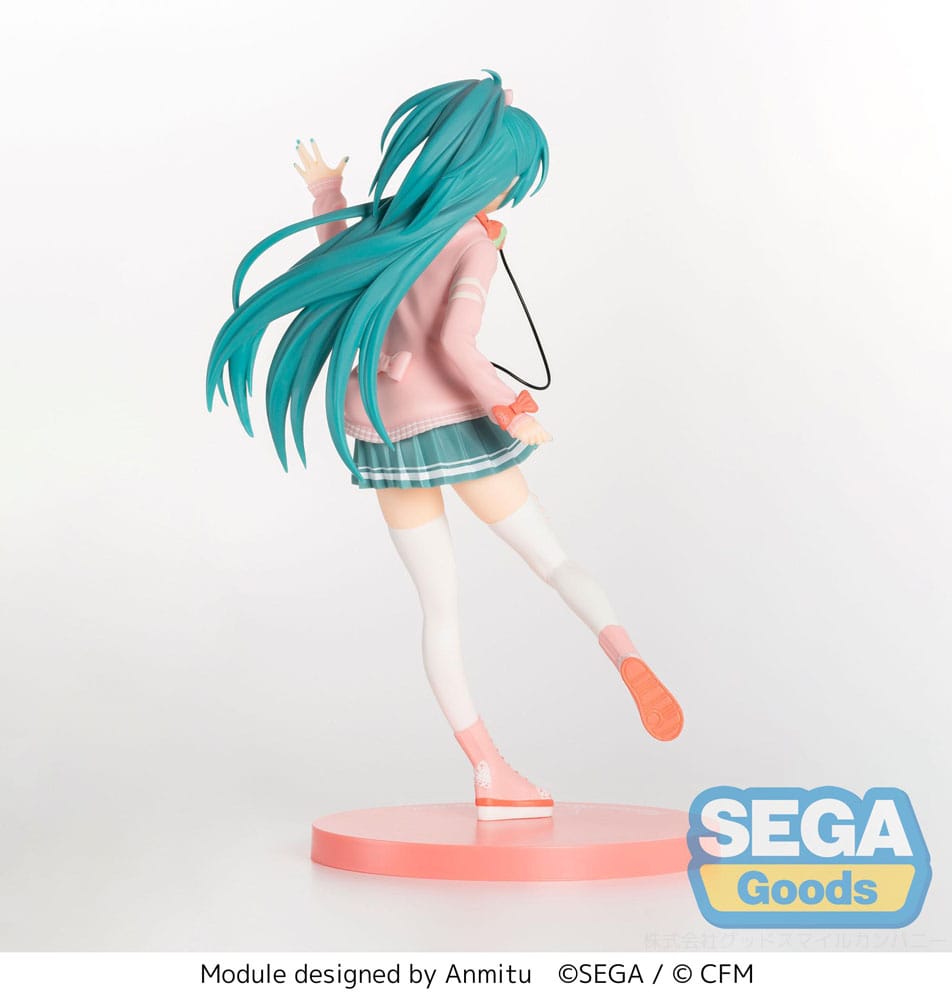 Vocaloid Hatsune Miku Project Diva Ribbon Girl Sega Prize Figure 24cm