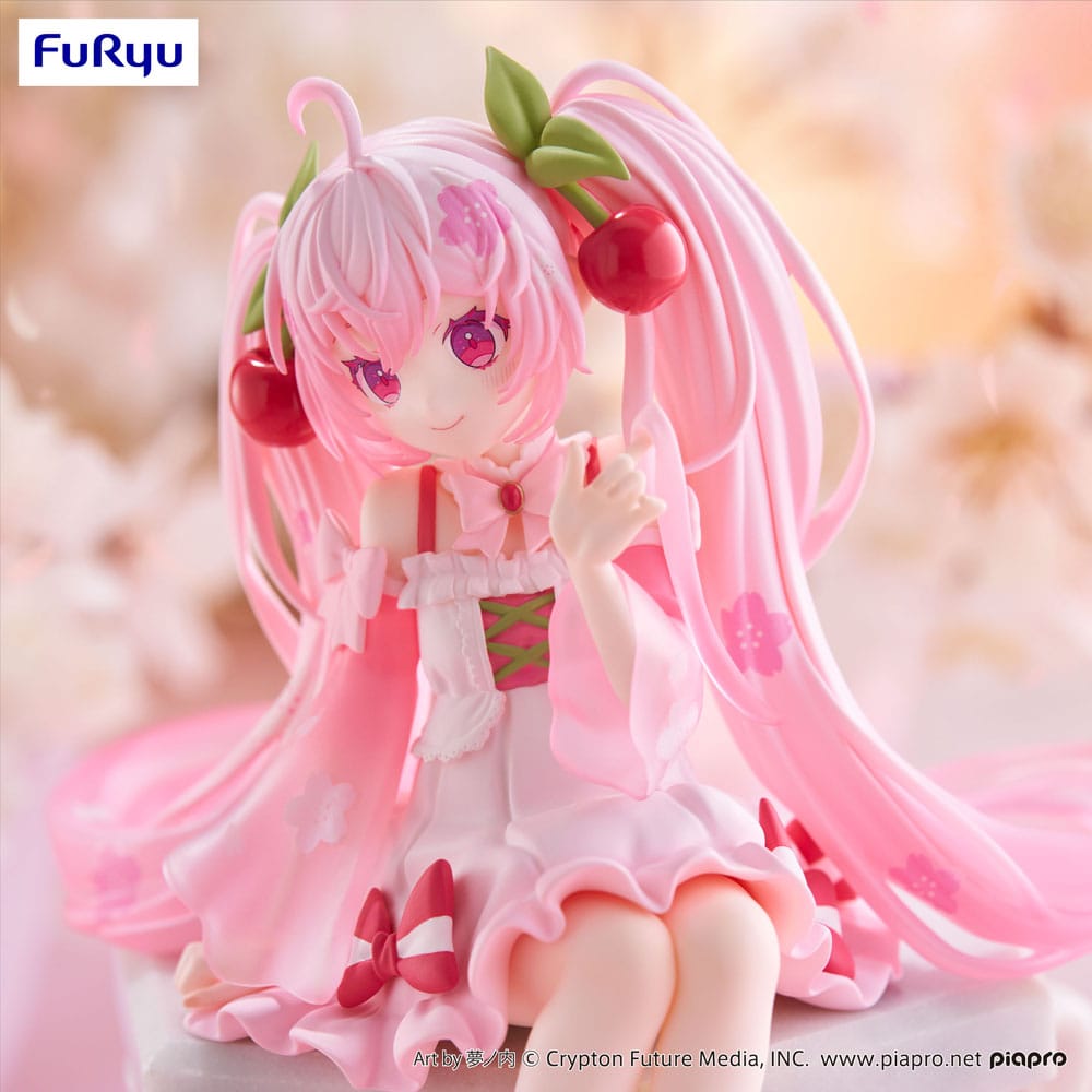 Vocaloid Hatsune Miku Sakura Miku 2025 Ver. Noodle Stopper Figure 14cm