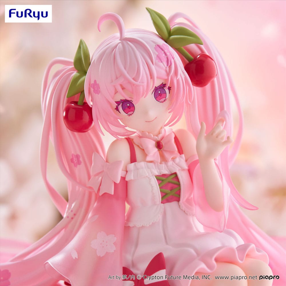 Vocaloid Hatsune Miku Sakura Miku 2025 Ver. Noodle Stopper Figure 14cm
