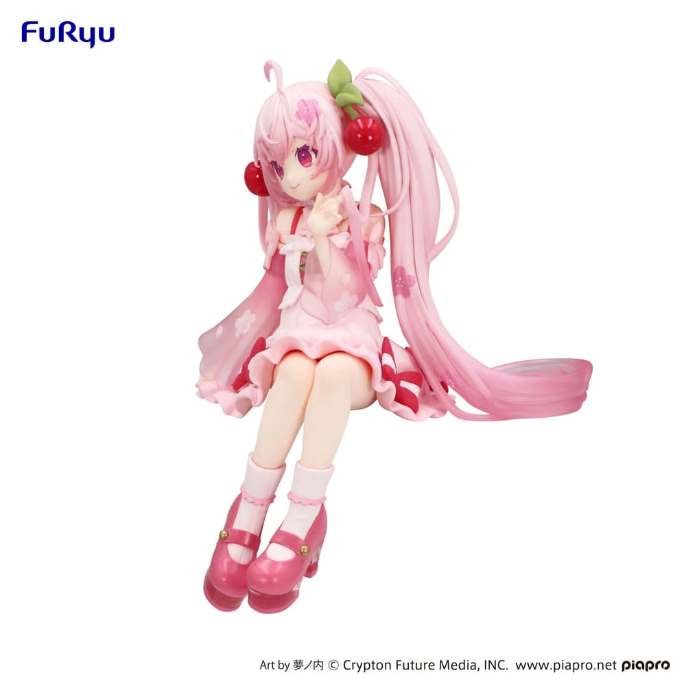 Vocaloid Hatsune Miku Sakura Miku 2025 Ver. Noodle Stopper Figure 14cm