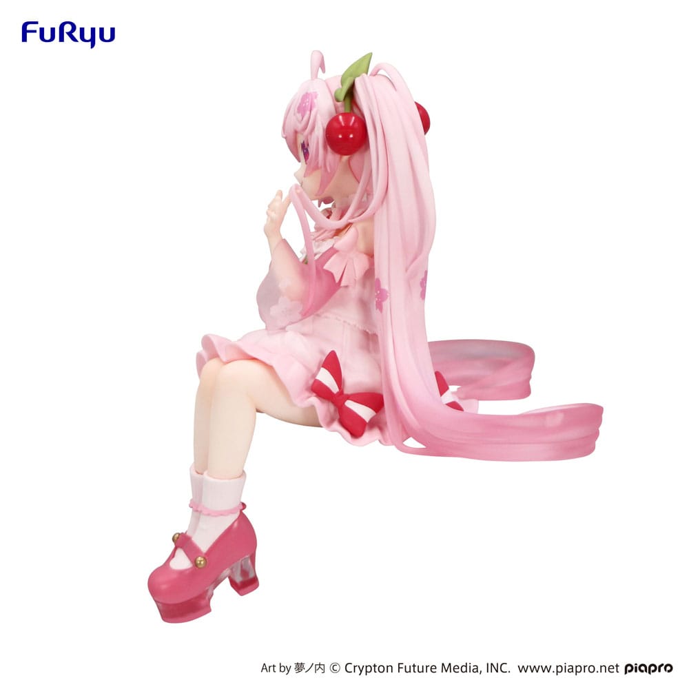 Vocaloid Hatsune Miku Sakura Miku 2025 Ver. Noodle Stopper Figure 14cm