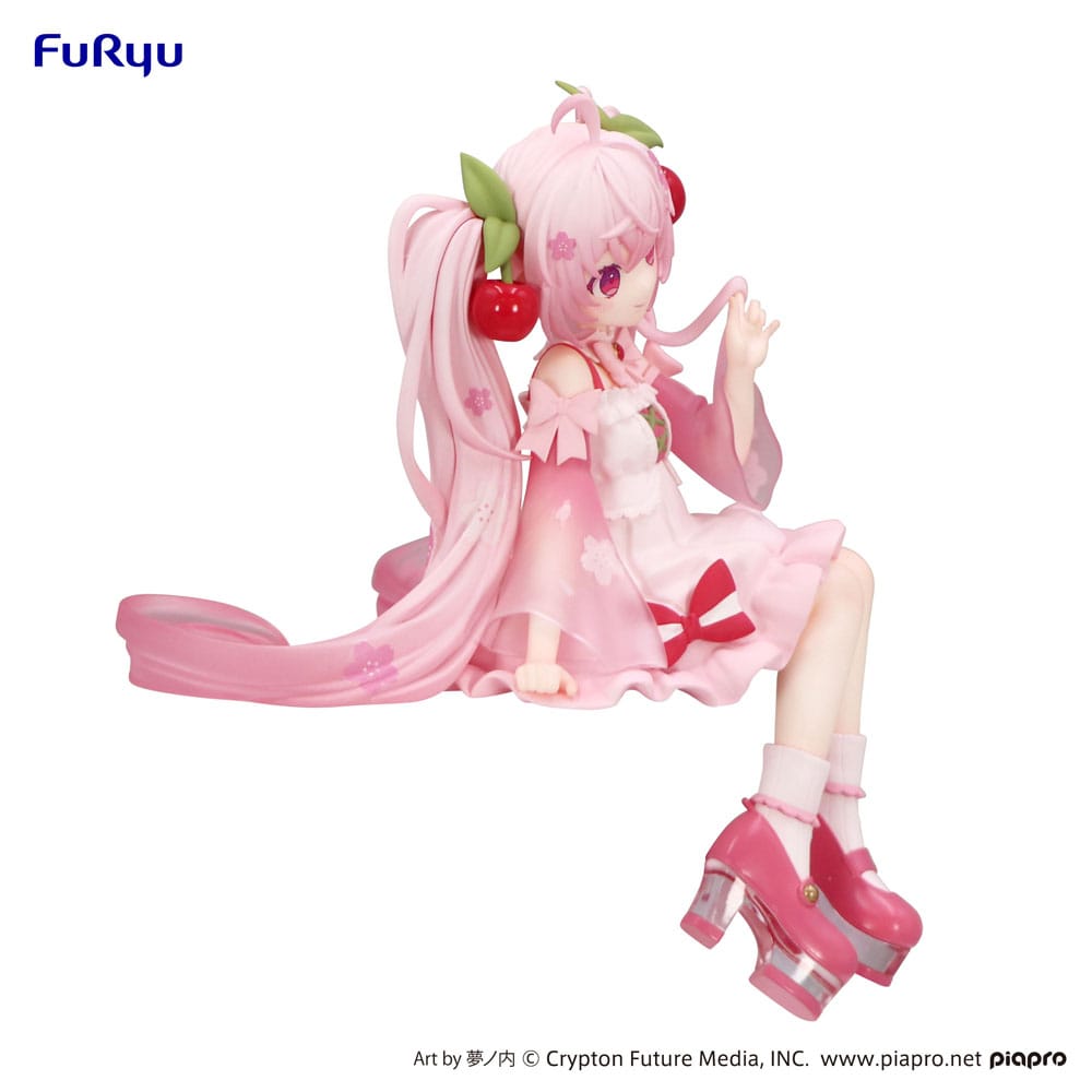 Vocaloid Hatsune Miku Sakura Miku 2025 Ver. Noodle Stopper Figure 14cm