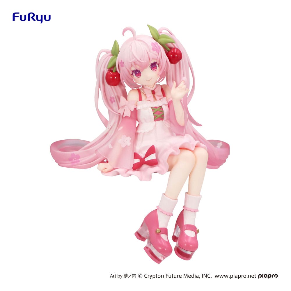 Vocaloid Hatsune Miku Sakura Miku 2025 Ver. Noodle Stopper Figure 14cm