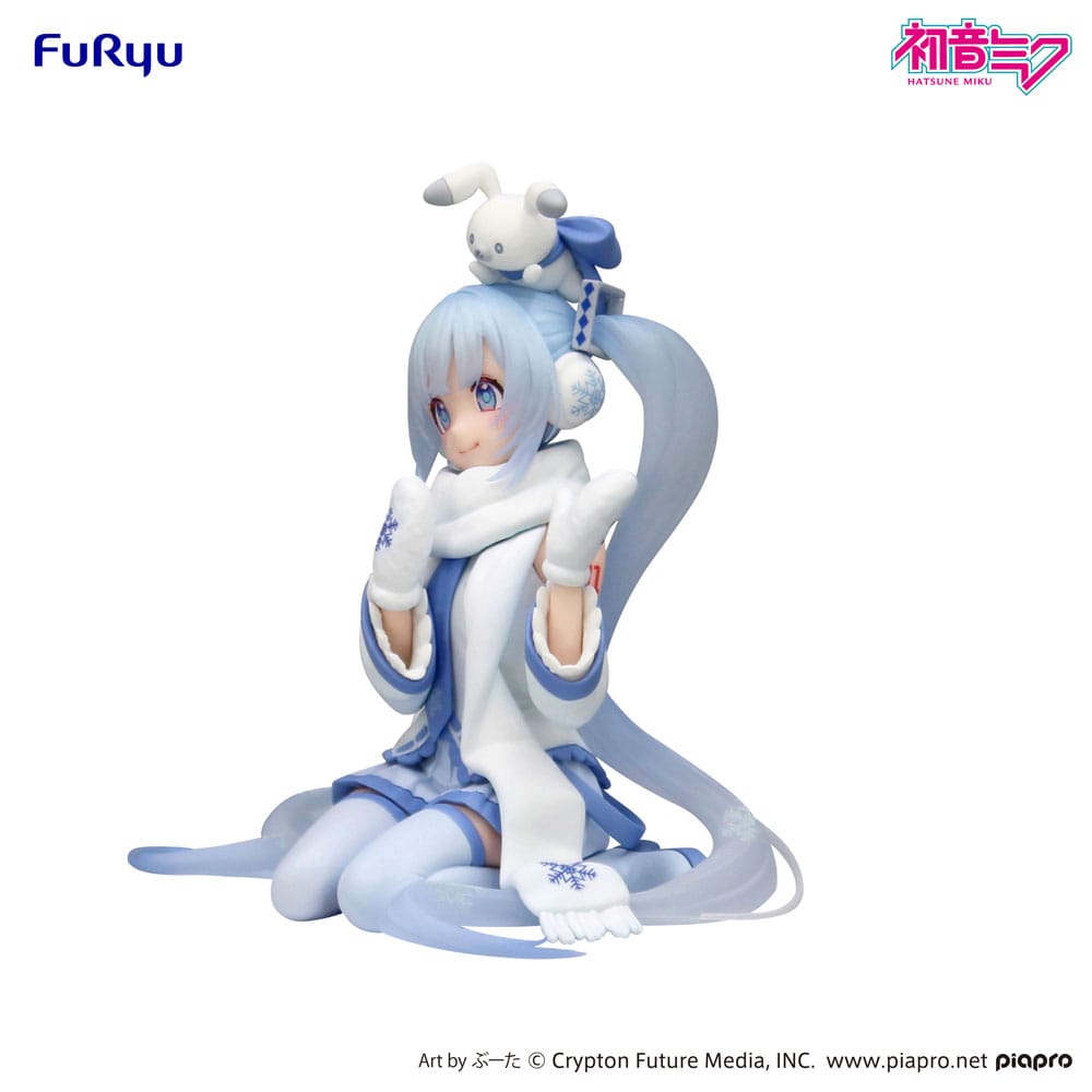 Vocaloid Hatsune Miku Snow Miku Sky Town 10th Ver. Furyu Noodle Stopper Figure 10cm