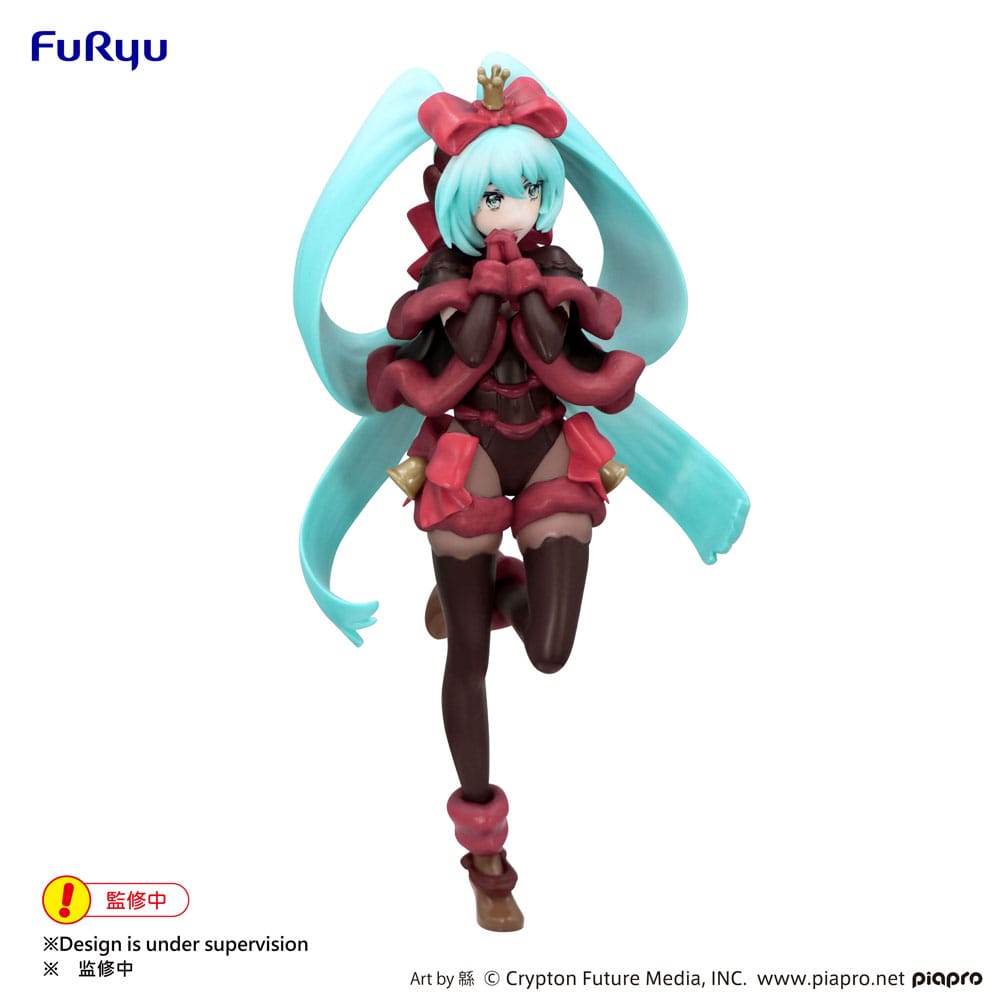 Vocaloid Hatsune Miku SweetsSweets Noel Raspberry Ver. Furyu Prize Figure 21cm