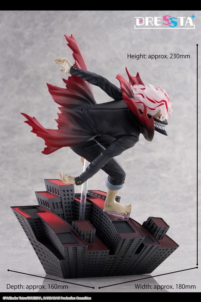 Dandadan Okarun Transformed Taito Dressta Figure 24cm