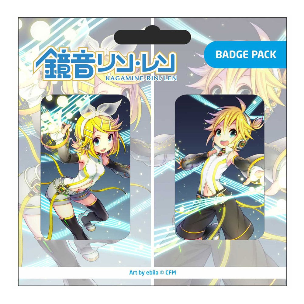 Vocaloid Rin & Len PopBuddies 2-Pack Pin Badges