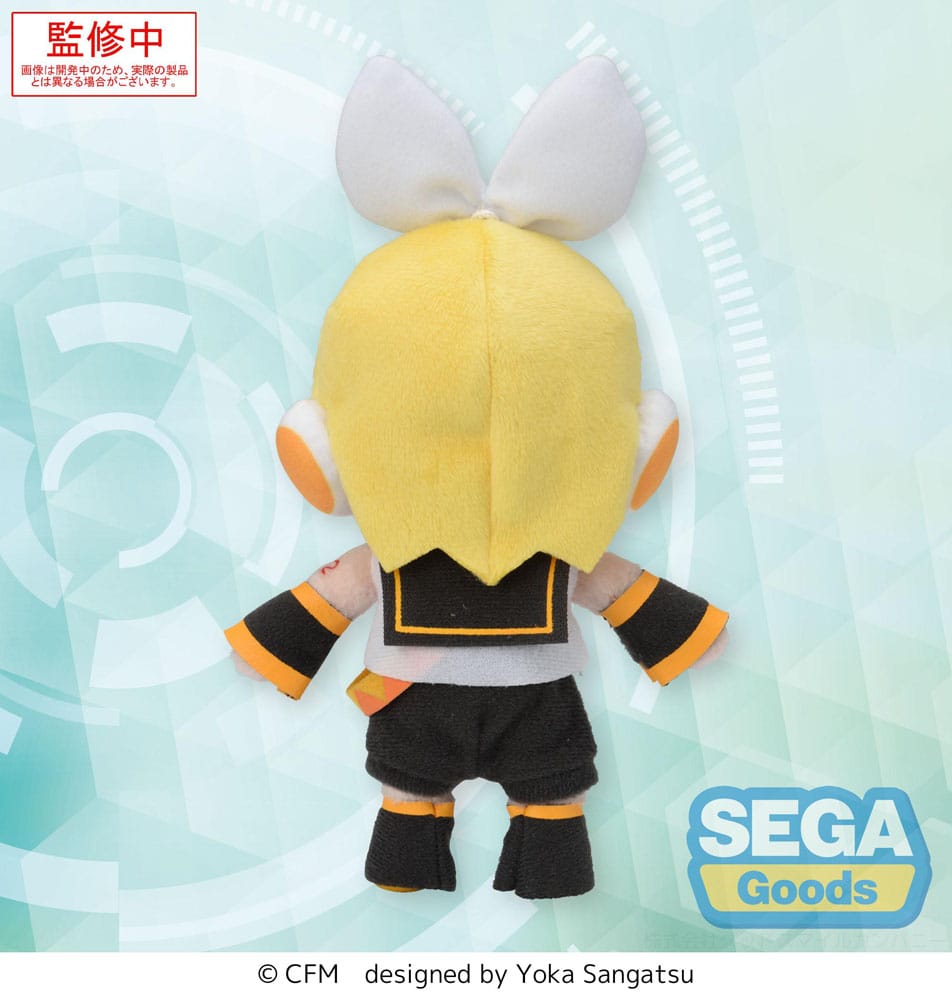 Vocaloid Kagamine Rin Petit Mini Sega Prize Plush 17cm