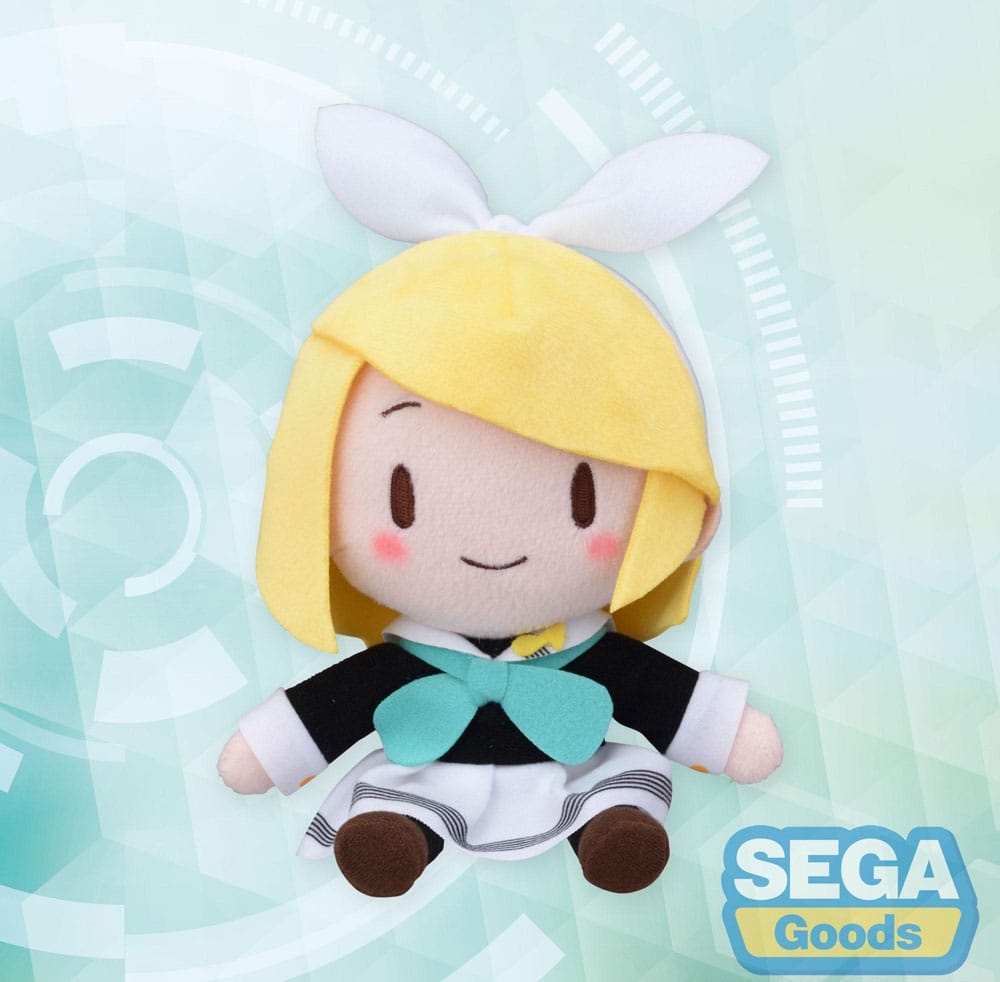 Vocaloid Kagamine Rin Uniform Ver EX Sega Plush 16cm