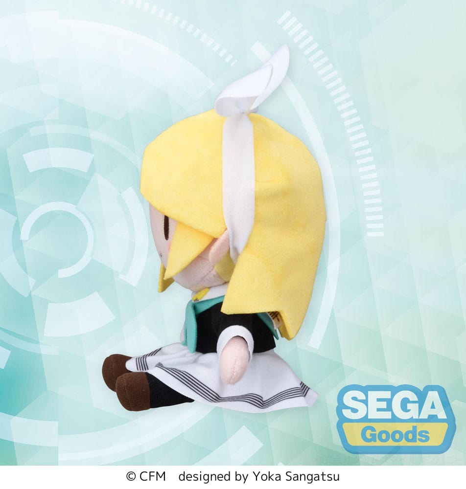Vocaloid Kagamine Rin Uniform Ver EX Sega Plush 16cm