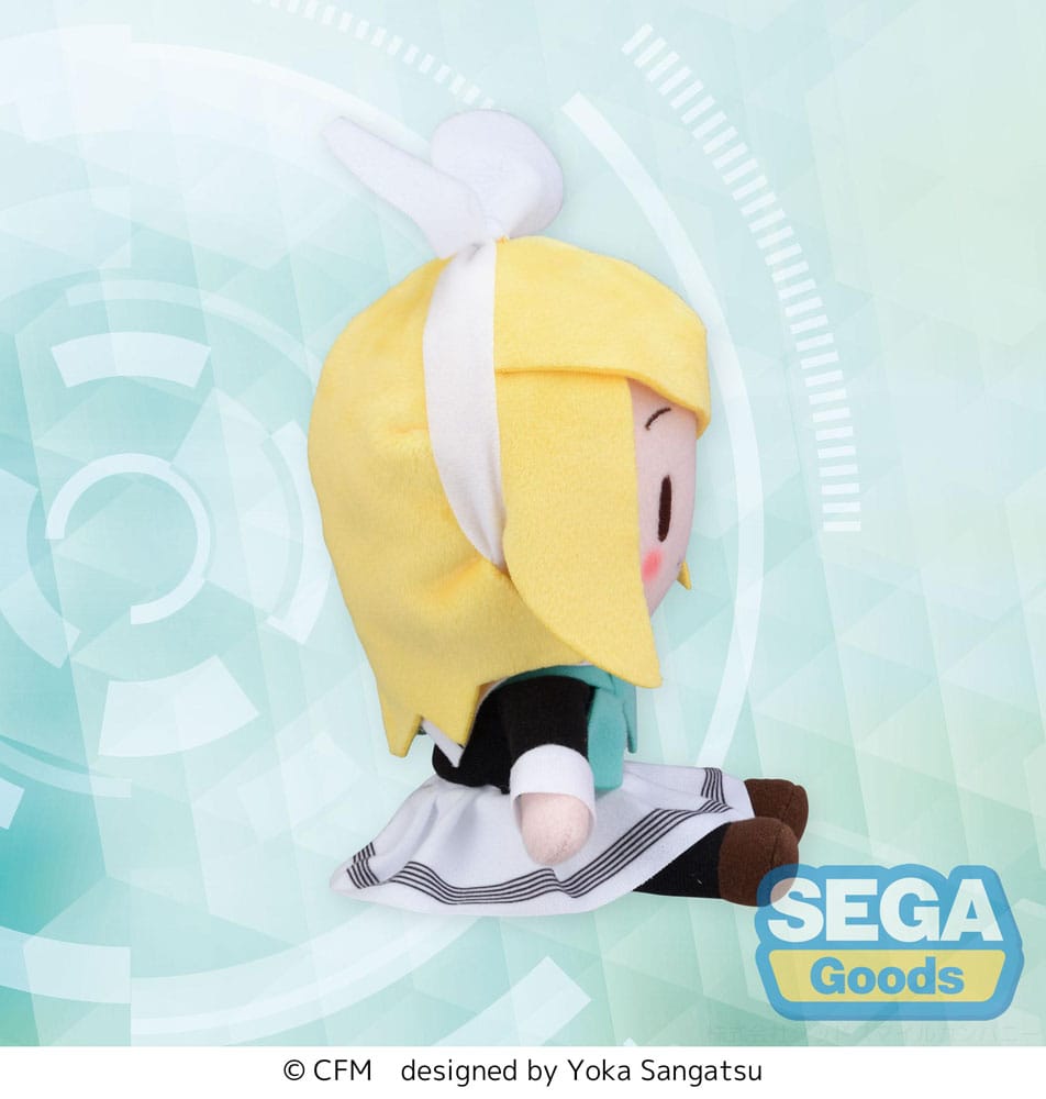 Vocaloid Kagamine Rin Uniform Ver EX Sega Plush 16cm