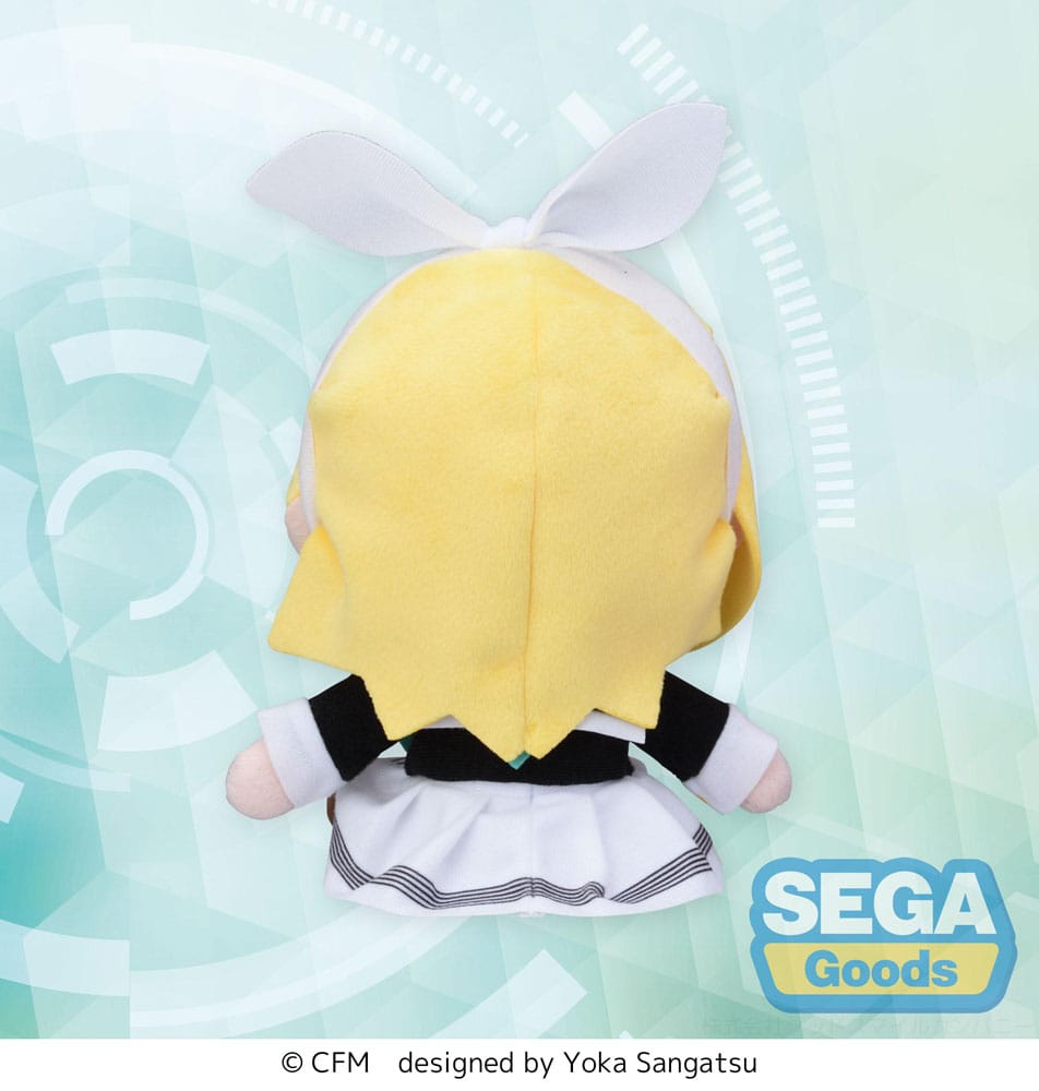Vocaloid Kagamine Rin Uniform Ver EX Sega Plush 16cm
