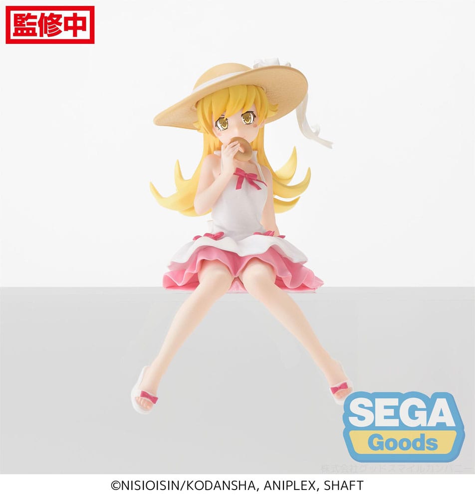 Monogatari Shinobu Oshino Perching Sega Prize Figure 14cm