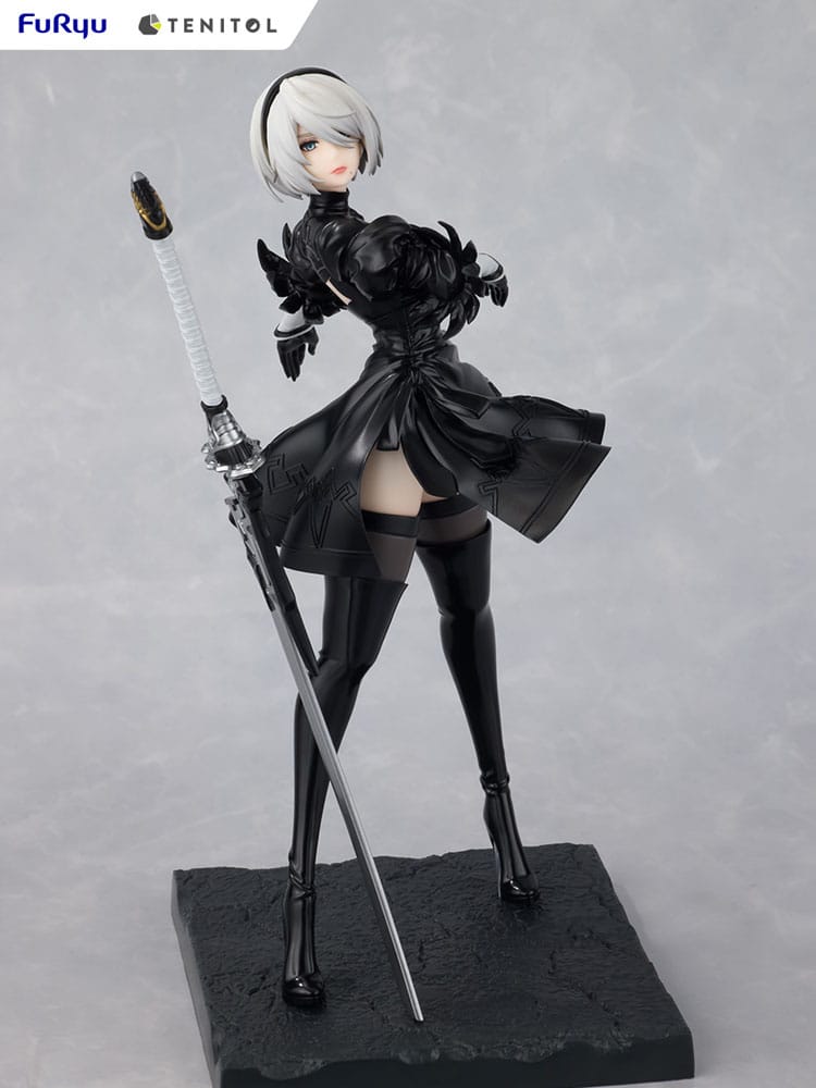NieR:Automata Android 2B Ver1.1a Furyu Tenitol Figure 22cm