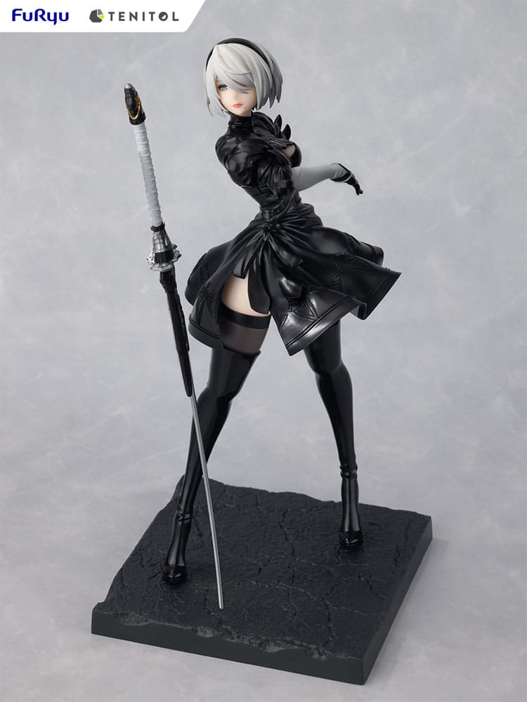 NieR:Automata Android 2B Ver1.1a Furyu Tenitol Figure 22cm