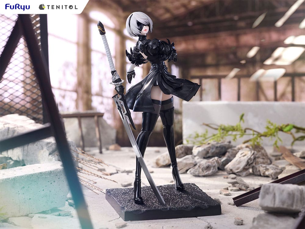 NieR:Automata Android 2B Ver1.1a Furyu Tenitol Figure 22cm