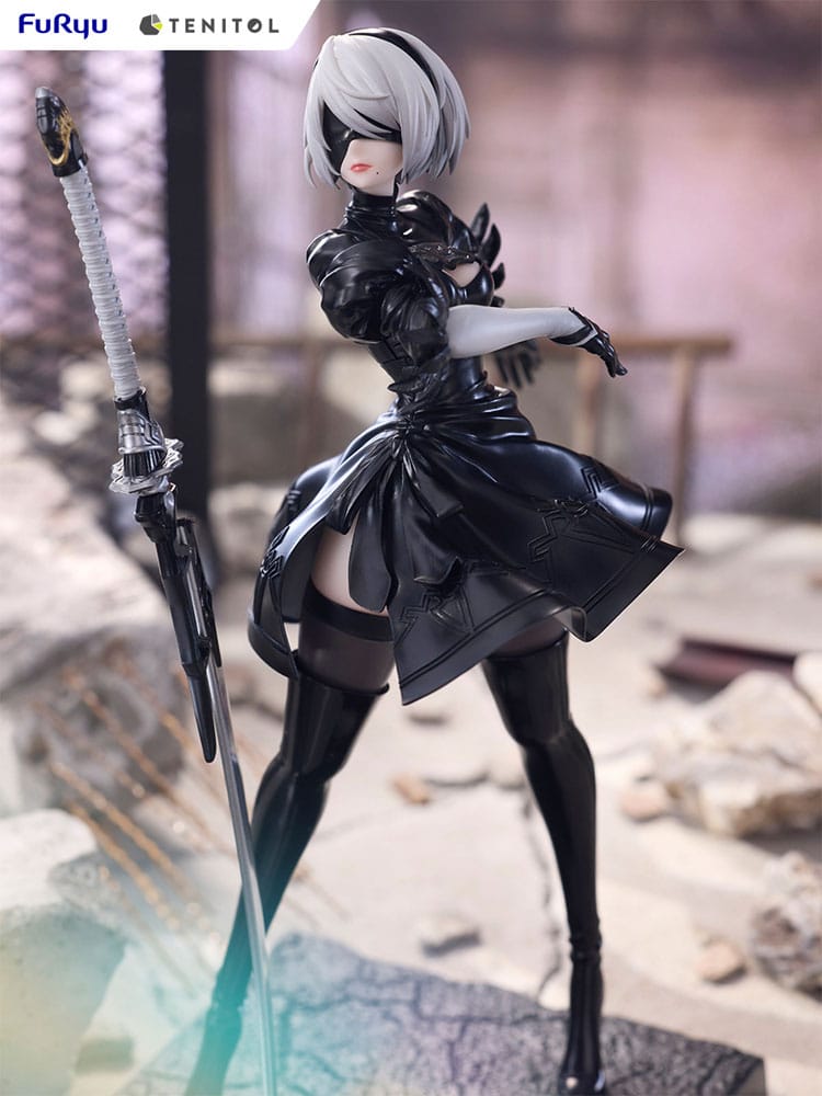 NieR:Automata Android 2B Ver1.1a Furyu Tenitol Figure 22cm