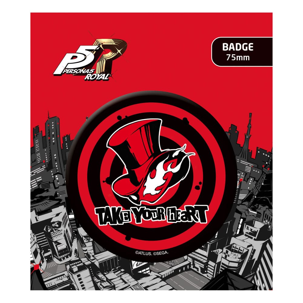 Persona 5 Take Your Heart PopBuddies Pin Badge 7.5cm
