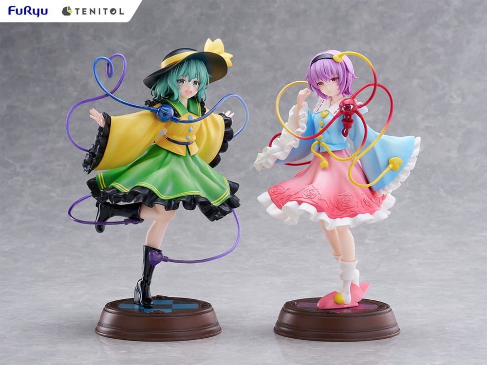 Touhou Project Koishi Komeiji & Satori Komeiji Tenitol Figure 22cm
