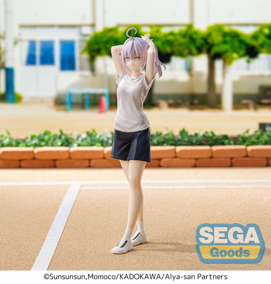 Alya Sometimes Hides Her Feelings in Russian Alya Gym Clothes Sega Prize Figure 19cm