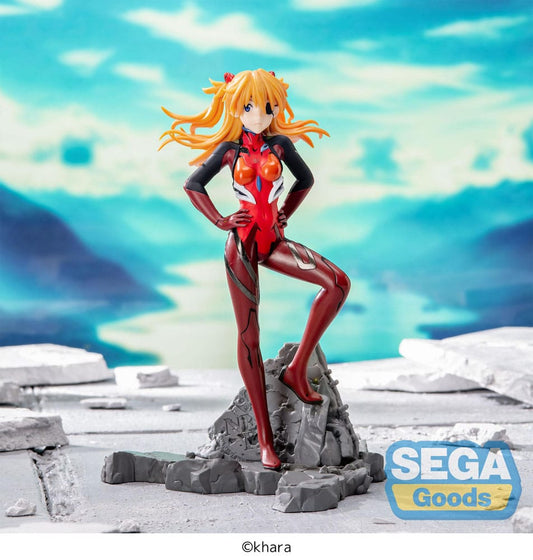 Neon Genesis Evangelion Asuka Shikinami Langley Sega Prize Figure 23cm