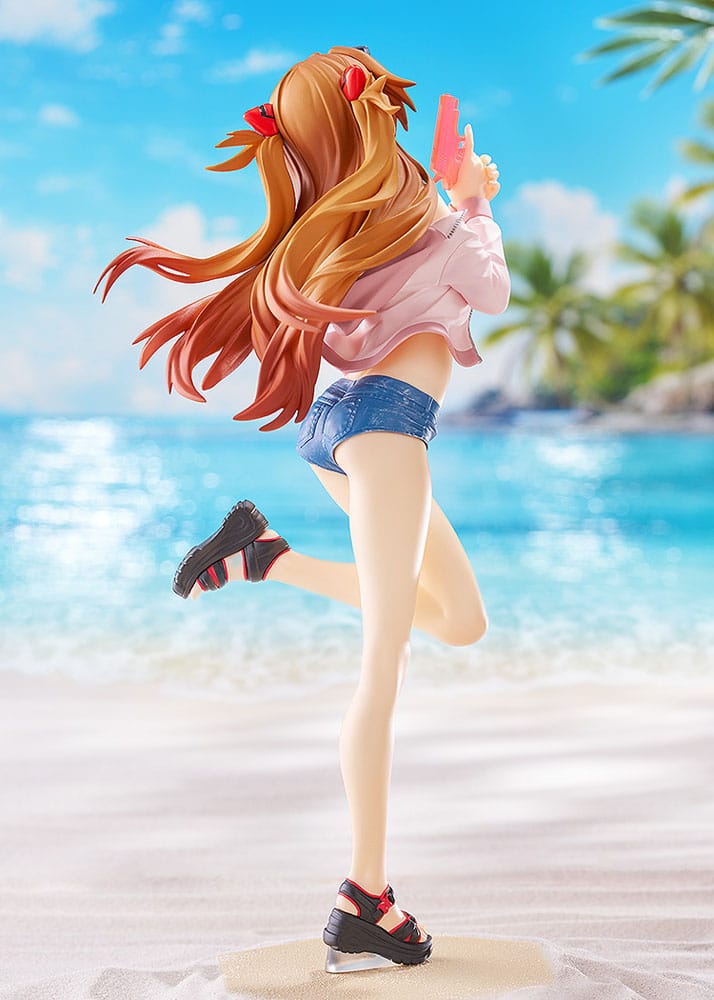 Evangelion Asuka Shikinami Langley Beach Queens Pop Up Parade L Figure 22cm