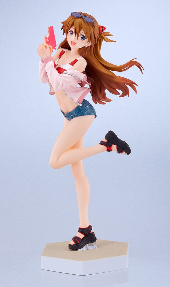 Evangelion Asuka Shikinami Langley Beach Queens Pop Up Parade L Figure 22cm