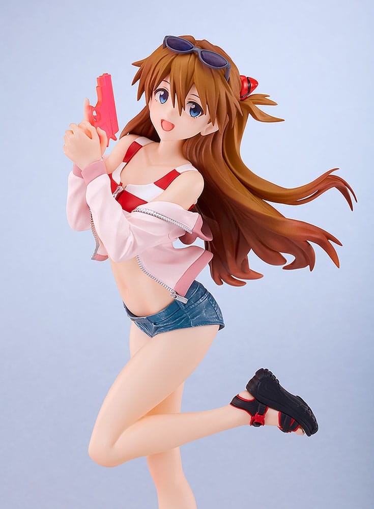 Evangelion Asuka Shikinami Langley Beach Queens Pop Up Parade L Figure 22cm