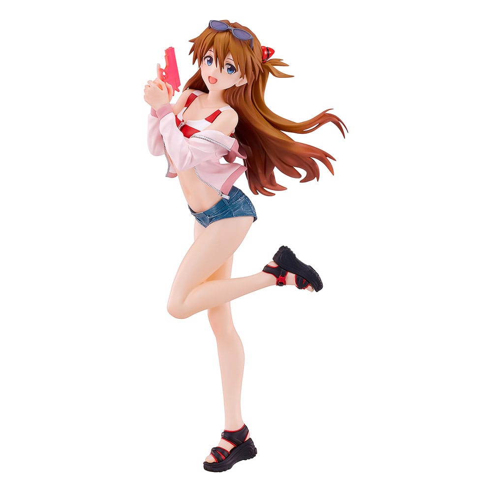 Evangelion Asuka Shikinami Langley Beach Queens Pop Up Parade L Figure 22cm