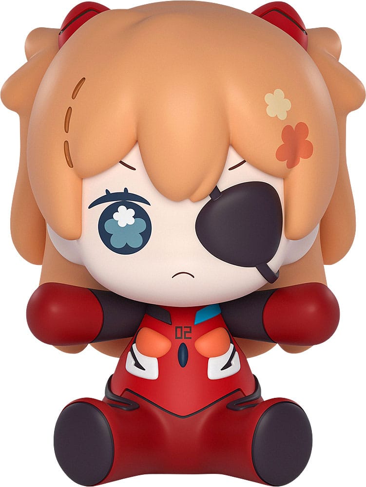Evangelion Asuka Shikinami Langley Eye Patch Ver Goodsmile Huggy Figure 7cm