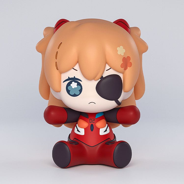 Evangelion Asuka Shikinami Langley Eye Patch Ver Goodsmile Huggy Figure 7cm