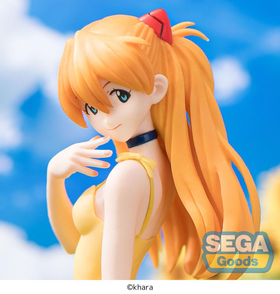 Evangelion Asuka Shikinami Langley Summer Dress Ver. Sega Prize Figure 24cm