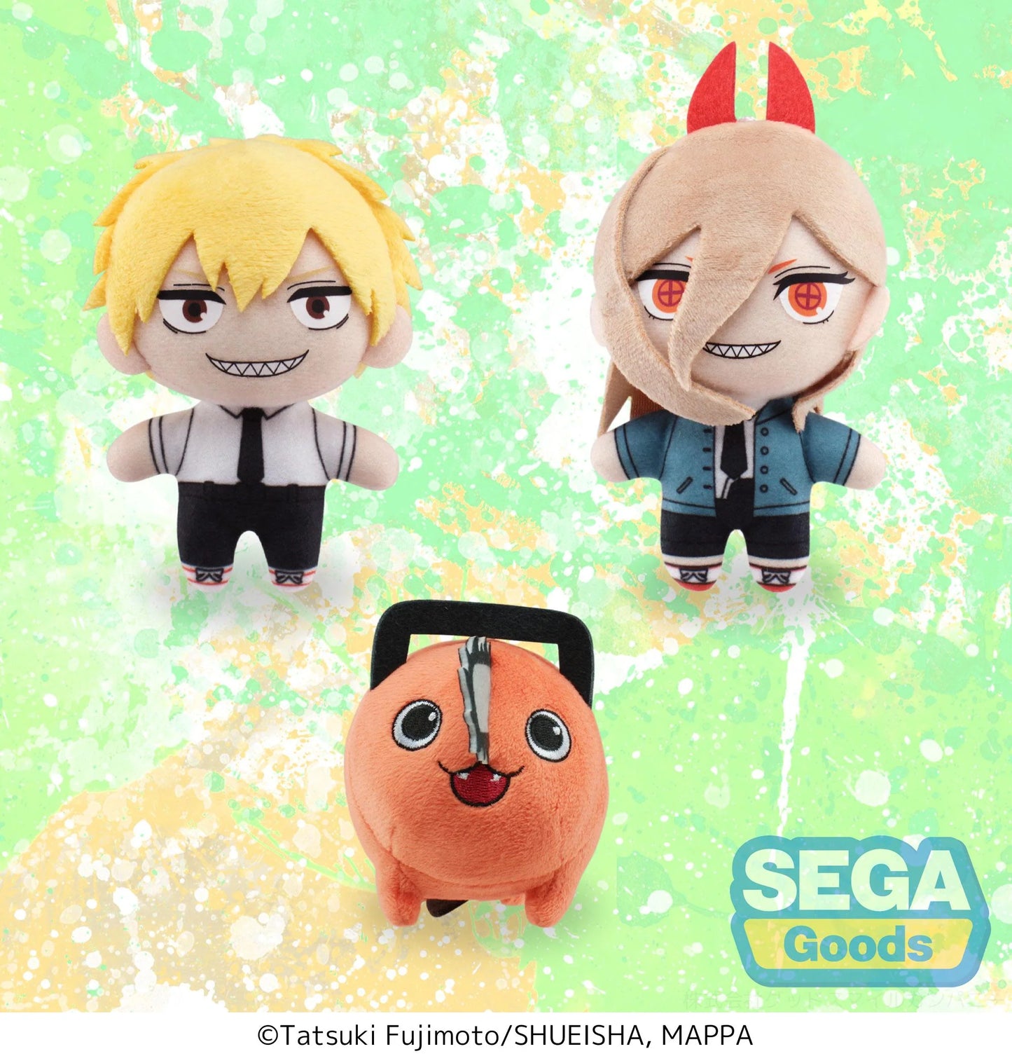 Chainsaw Man Denji, Power, Pochita Mini Plush 10cm